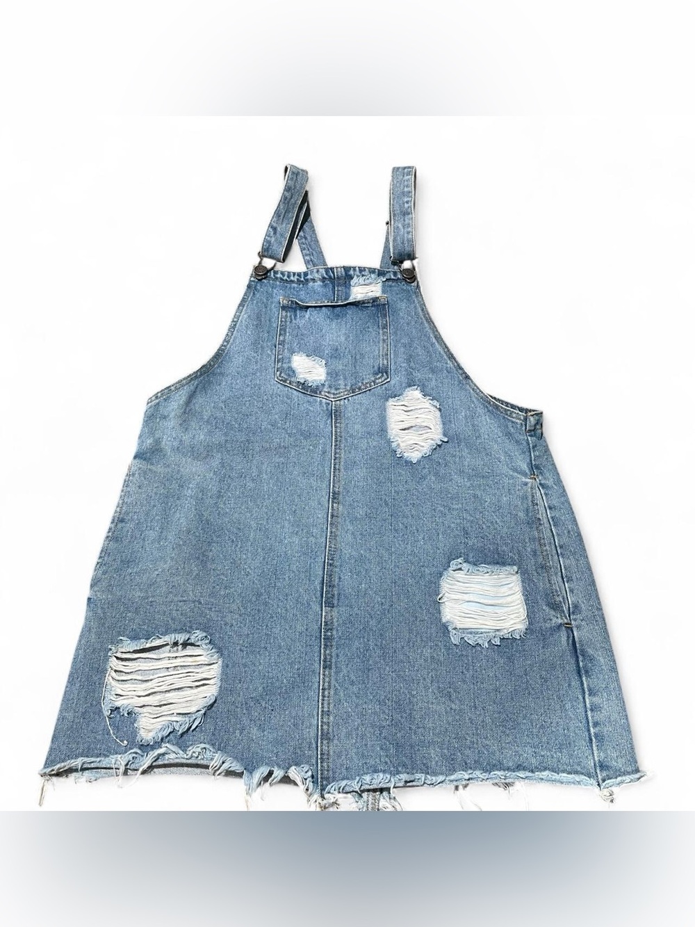 Size M l Jean Overall Dress